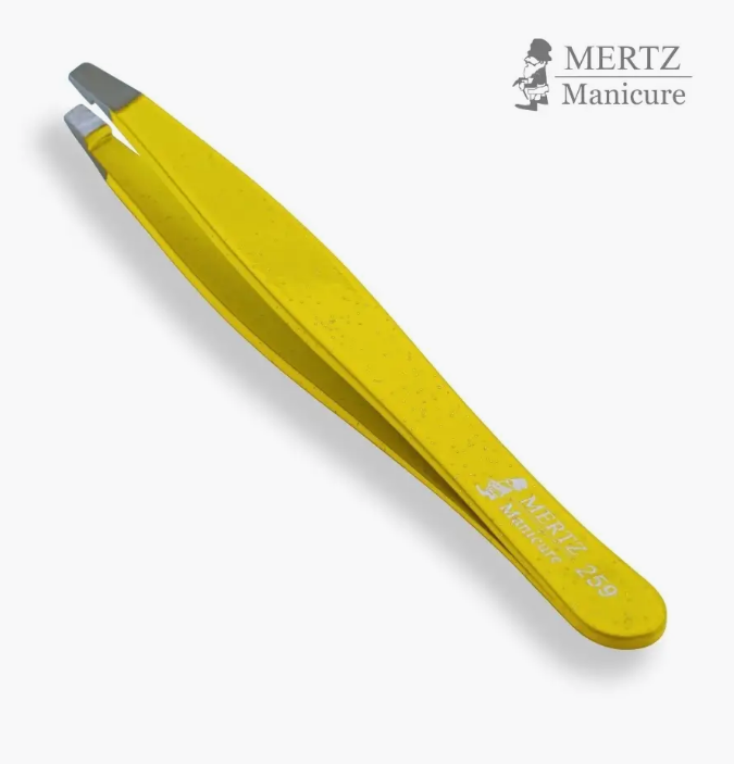 259 Пинцет диагональный с блестками Mertz