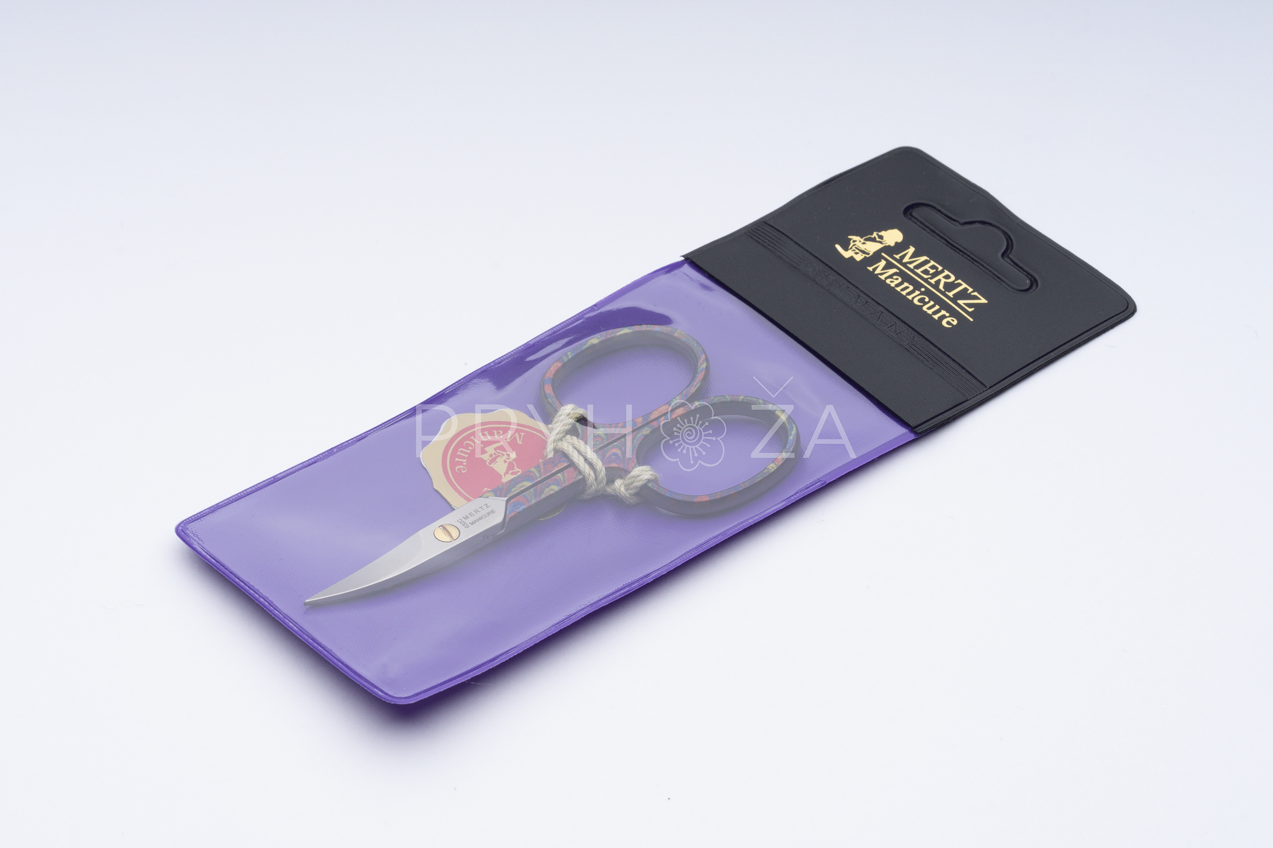 632С Ножницы для ногтей цветные Mertz