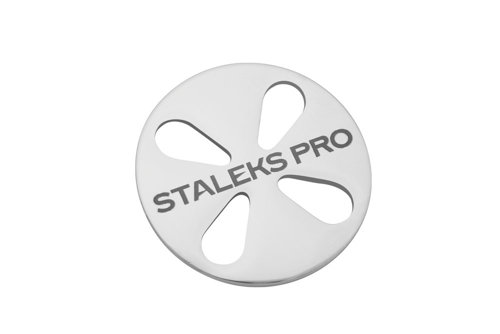 PDset-10 Педикюрный диск Staleks PODODISC Expert PRO XS в комплекте с сменным файлом 180 грит 5 шт (10 мм)