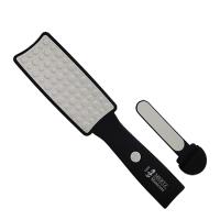 1806 Терка лазерная двухсторонняя + лазерная пилка в ручке Mertz