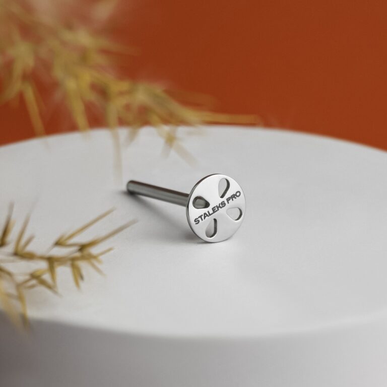 PDset-10 Педикюрный диск Staleks PODODISC Expert PRO XS в комплекте с сменным файлом 180 грит 5 шт (10 мм)