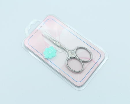 NAZNICY-02, Ножницы маникюрные закругленные для ногтей большие кольца Pryhoza