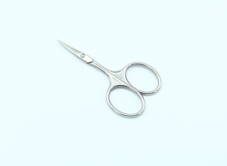 NAZNICY-02, Ножницы маникюрные закругленные для ногтей большие кольца Pryhoza