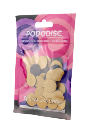 PDF-15-100 Сменные файлы на Staleks PODODISC STALEKS PRO S 100 грит (50 шт)