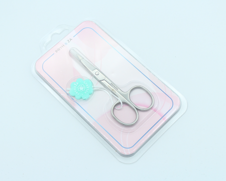 NAZNICY-03, Ножницы маникюрные закругленные для ногтей широкие Pryhoza